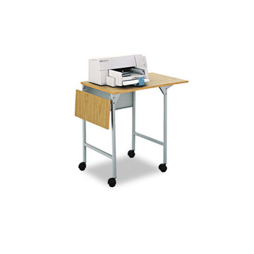 Safco® Mobile Machine Stand W-drop Leaves, Two-shelf, 36w X 18d X 26.75h, Black freeshipping - TVN Wholesale